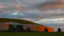 Newgrange Stone Age Passage Tomb at Dusk, Drogheda, Ireland