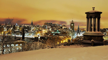 Dugald Stewart Monument on Calton Hill, Edinburgh, Scotland