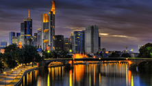 Main River and Frankfurt Riverfront, Frankfurt, Germany