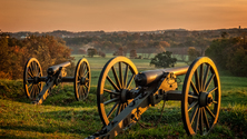 Gettysburg National Park Cannons, Gettysburg, Pennsylvania, United States
