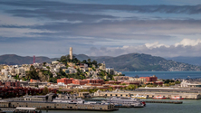 Coit Tower and Skyline, San Francisco, California, United States