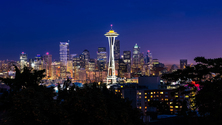 Skyline and Space Needle, Seattle, Washington, United States