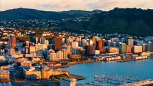 City at Sunset, Wellington, New Zealand