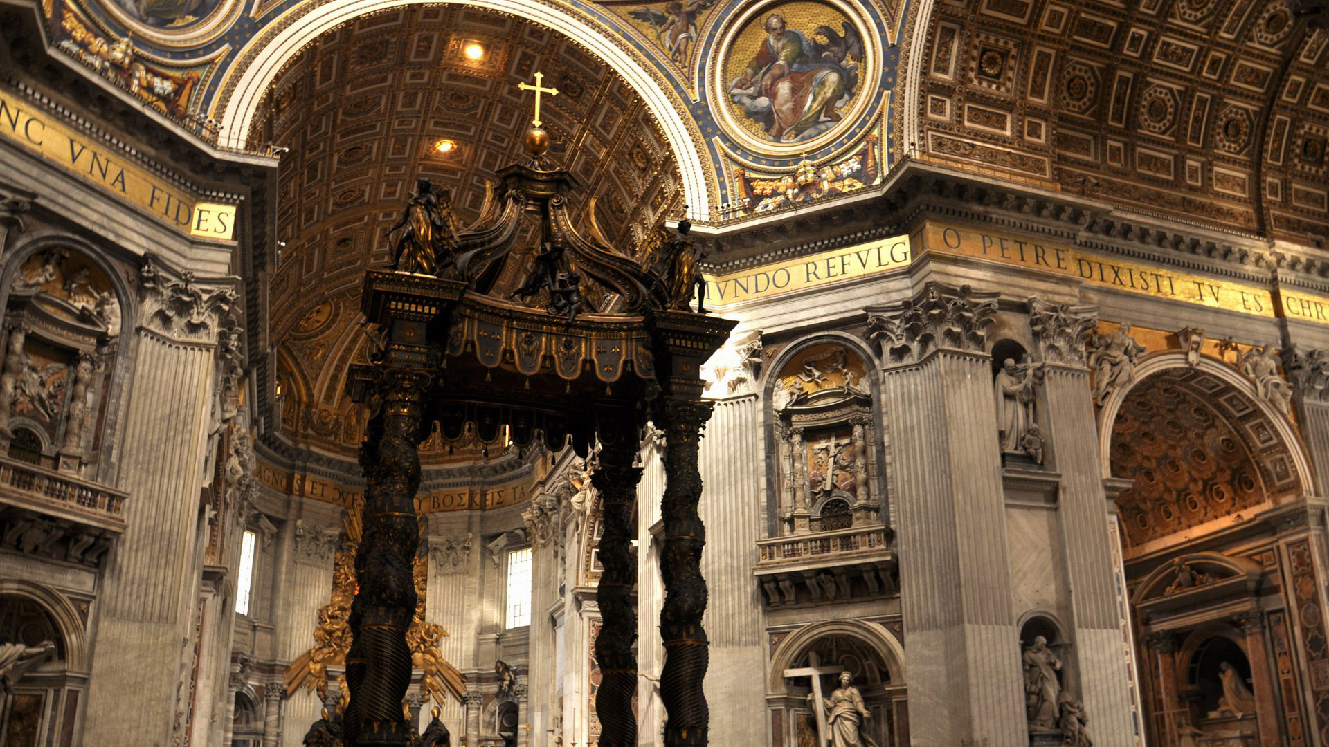 High Altar inside St. Peter's Basilica, Vatican City, Vatican City
